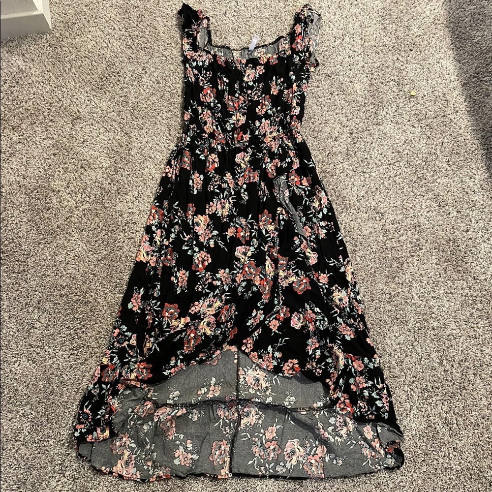Floral high low dress